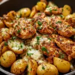 Garlic Parmesan Chicken and Potatoes (One-Pan Dinner)
