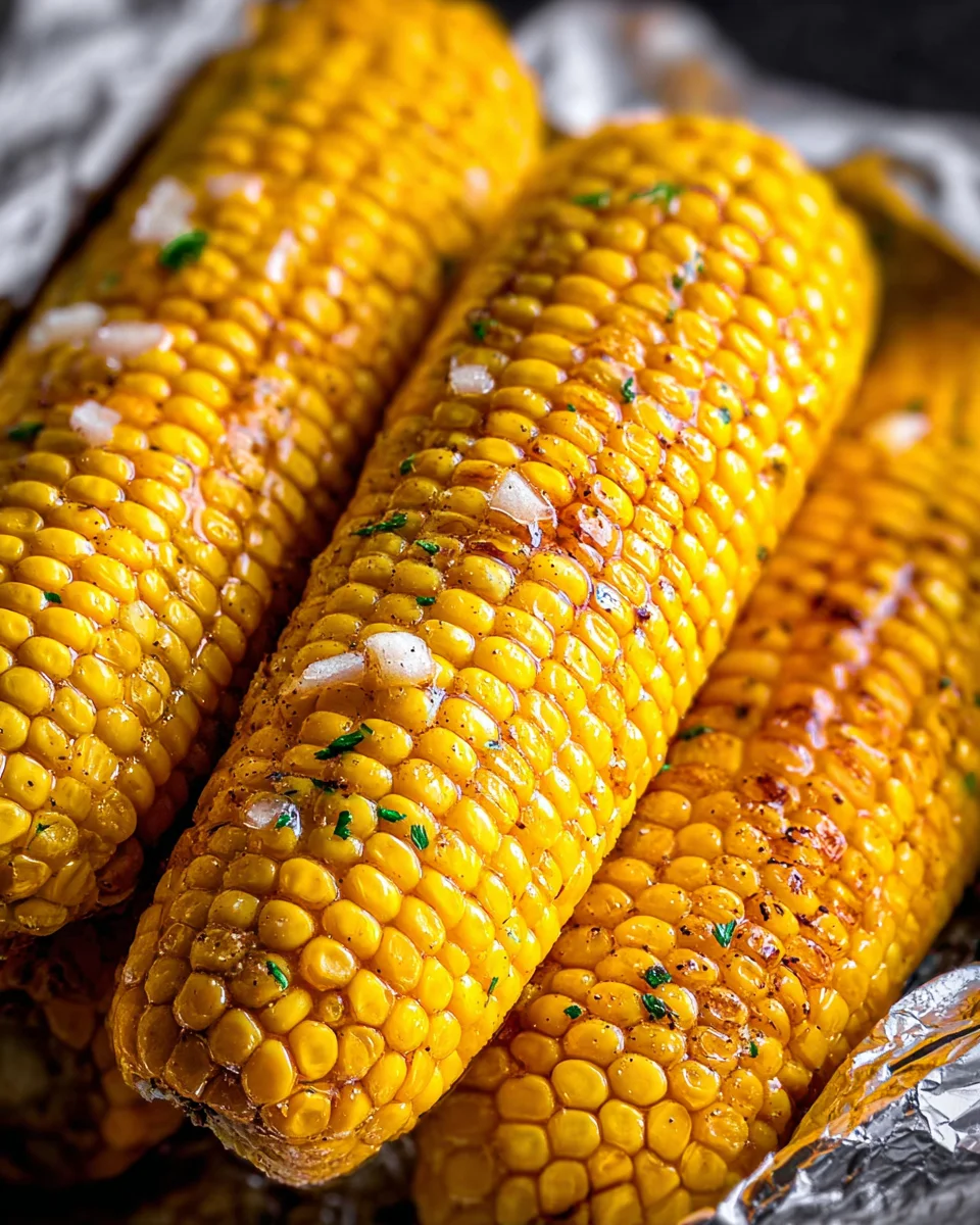 Grilled Corn on the Cob in Foil