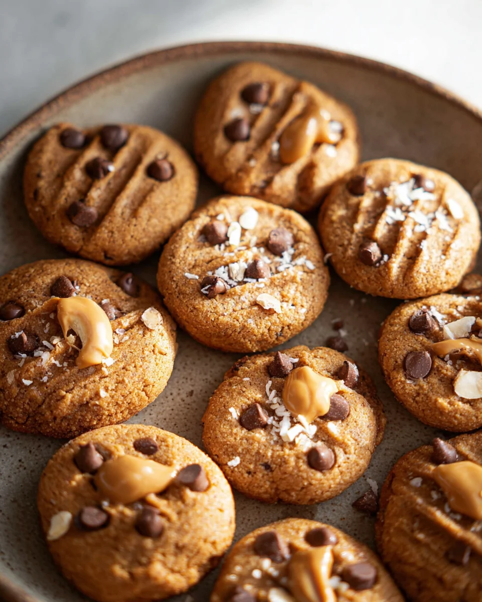 Healthy Peanut Butter Banana Cookies