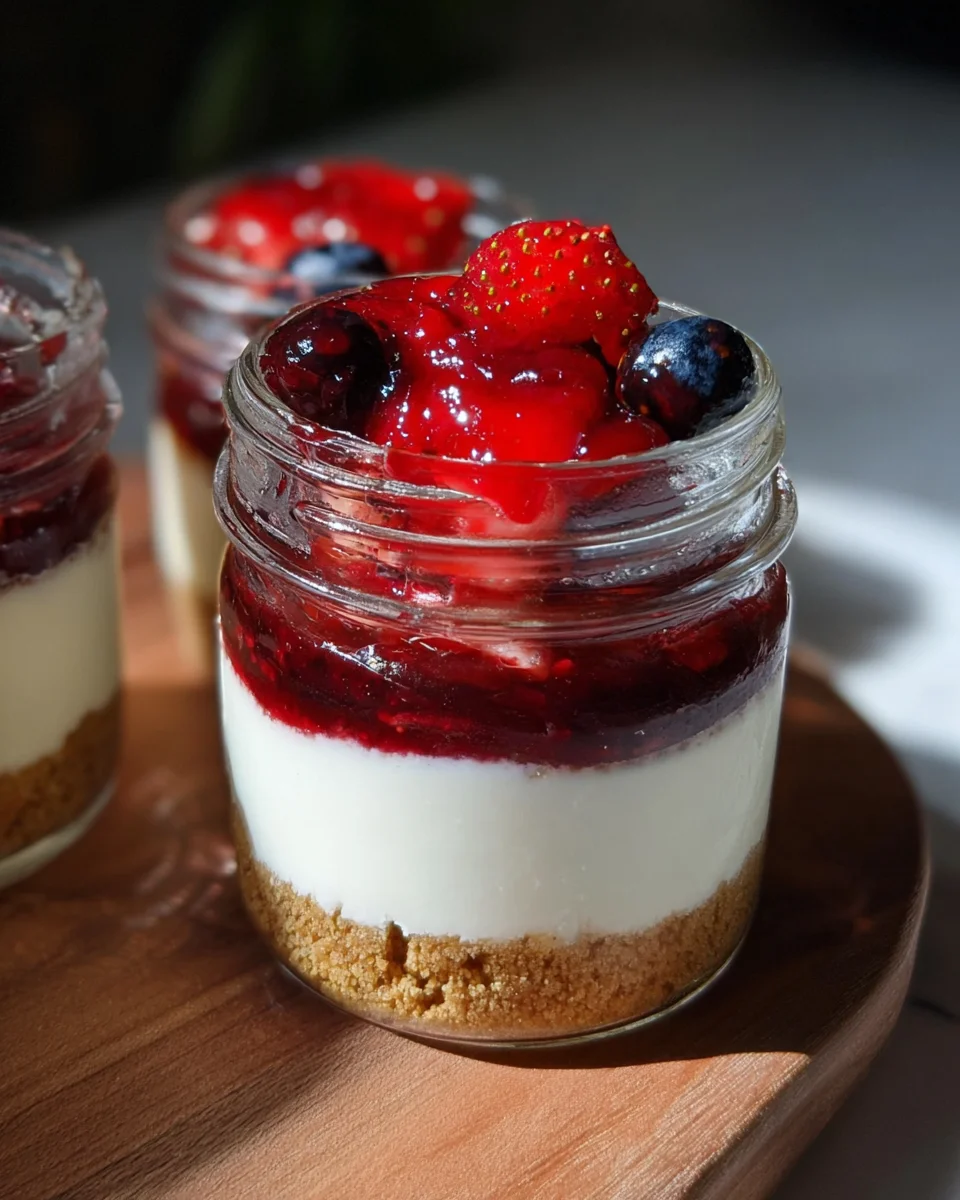 High Protein Cheesecake Jars
