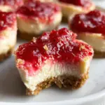 High Protein Healthy Strawberry Cheesecake Bites
