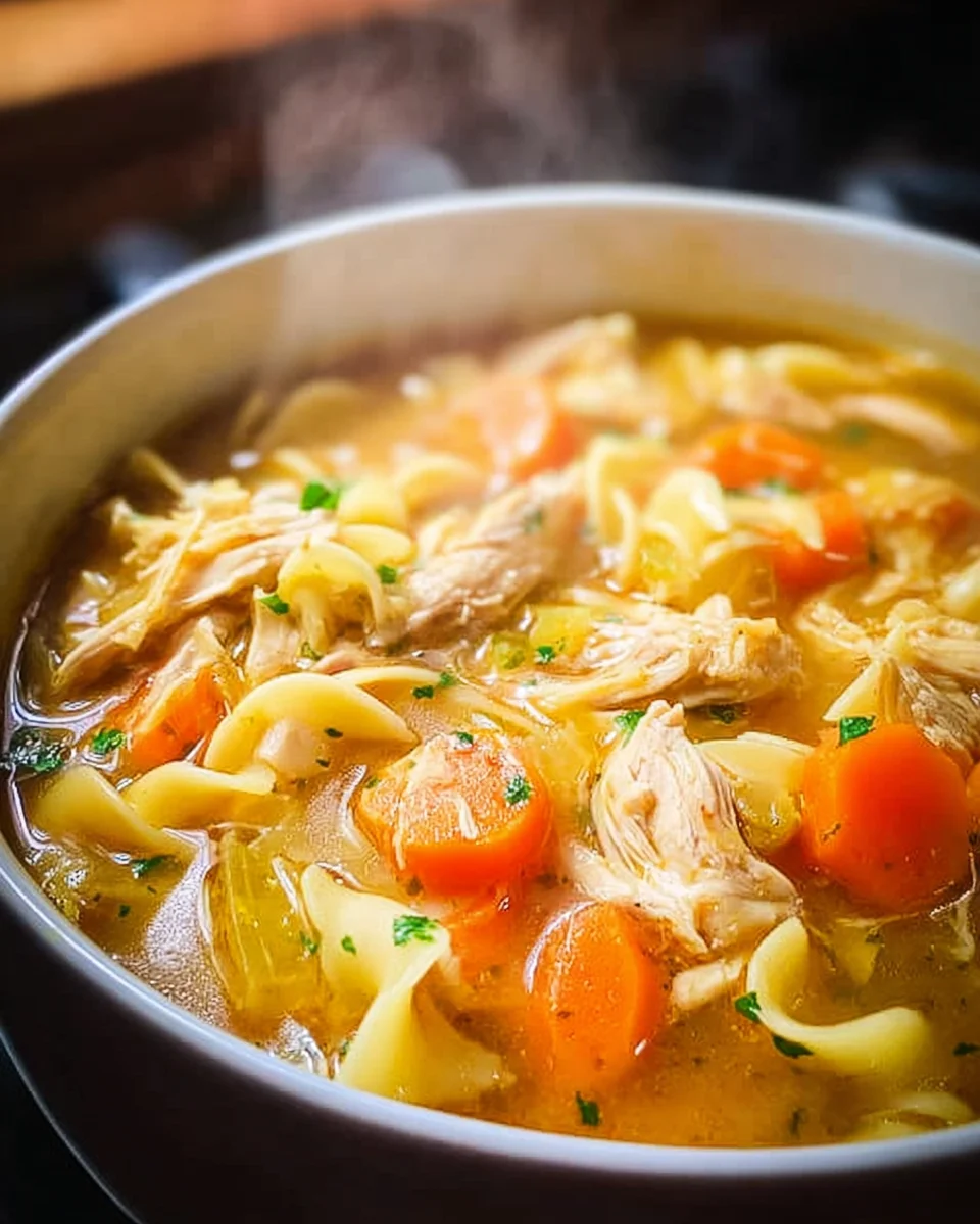 Homemade Chicken Noodle Soup