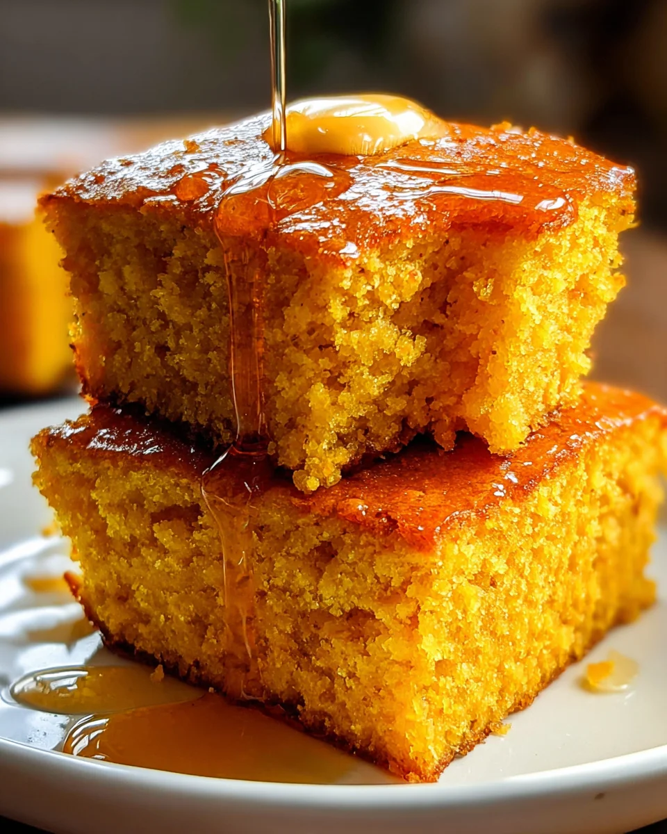 Honey Butter Sweet Potato Cornbread