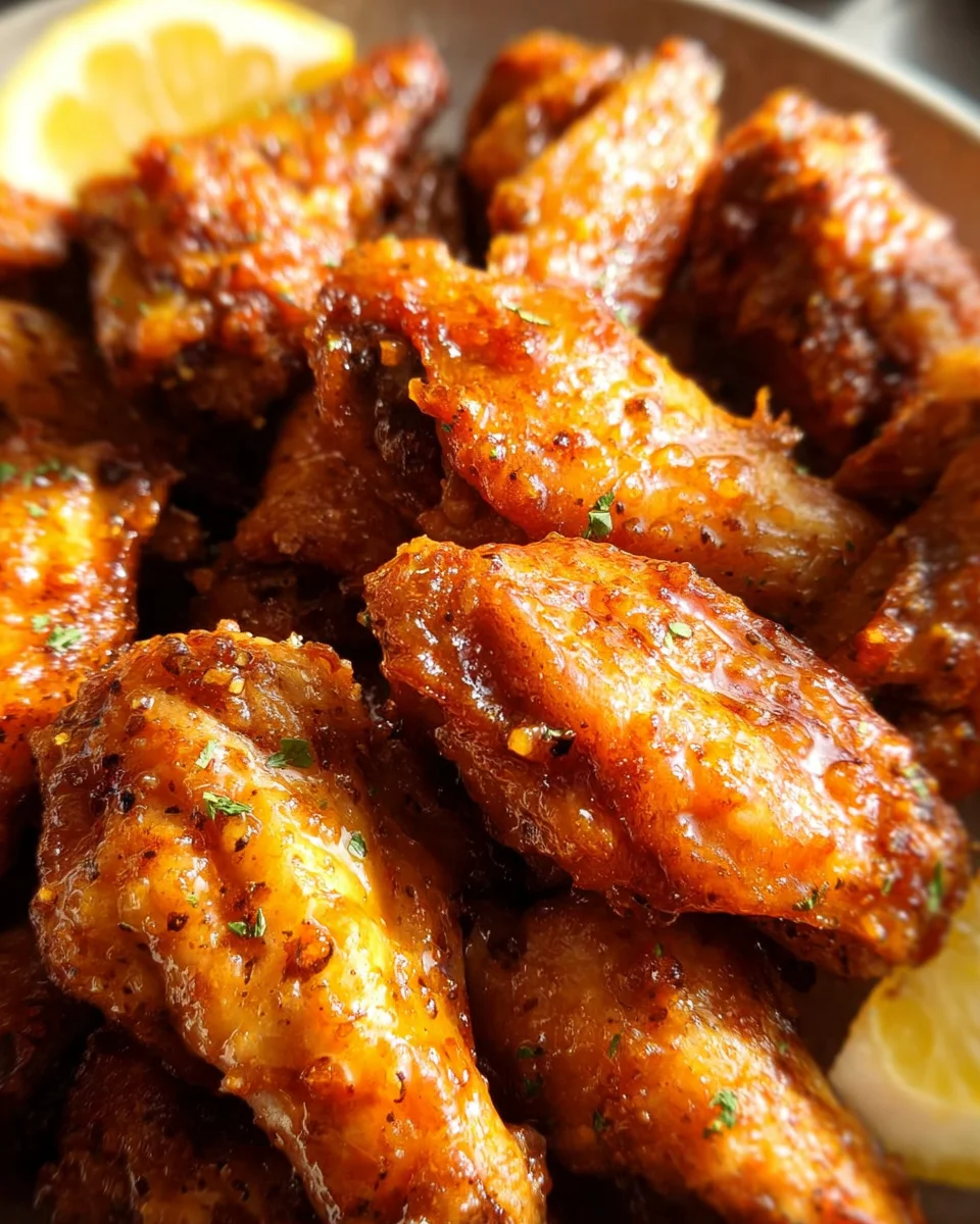 Honey Lemon Pepper Wings