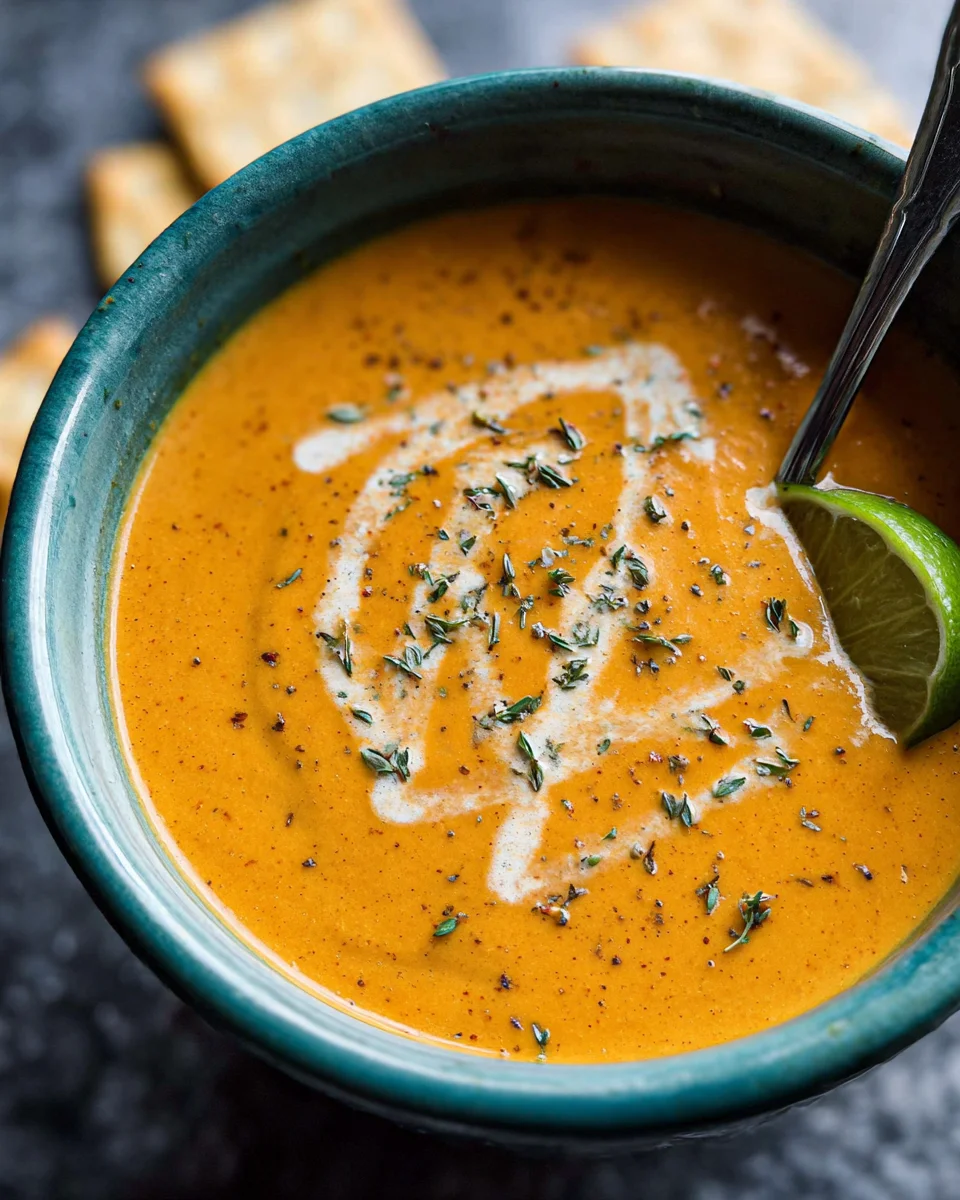 Instant Pot Carrot Ginger Soup (Vegan)