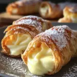 Italian Cream Stuffed Cannoncini