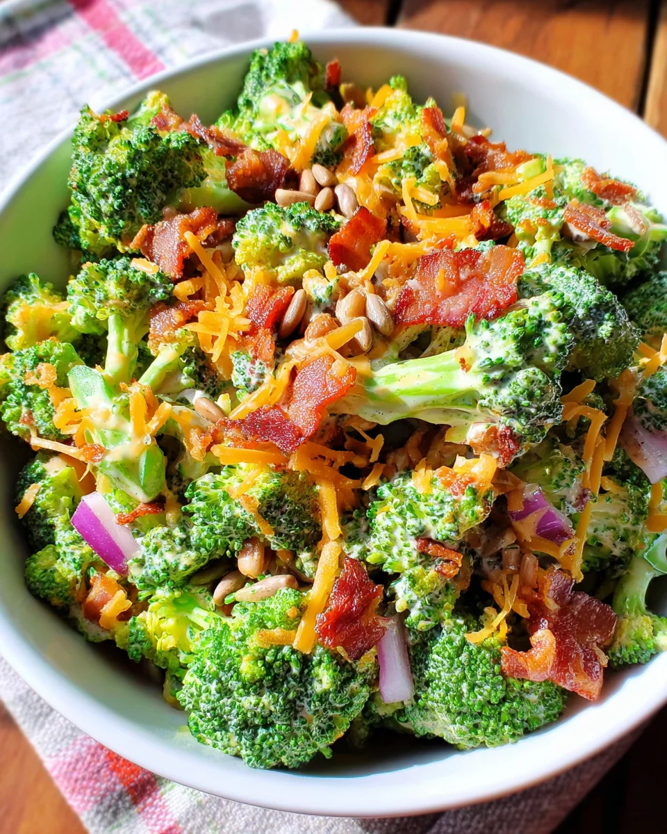 Keto Broccoli Salad Recipe