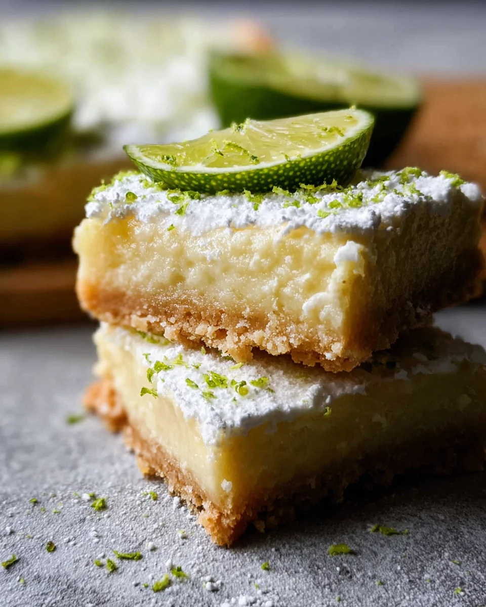 Key Lime Pie Bars