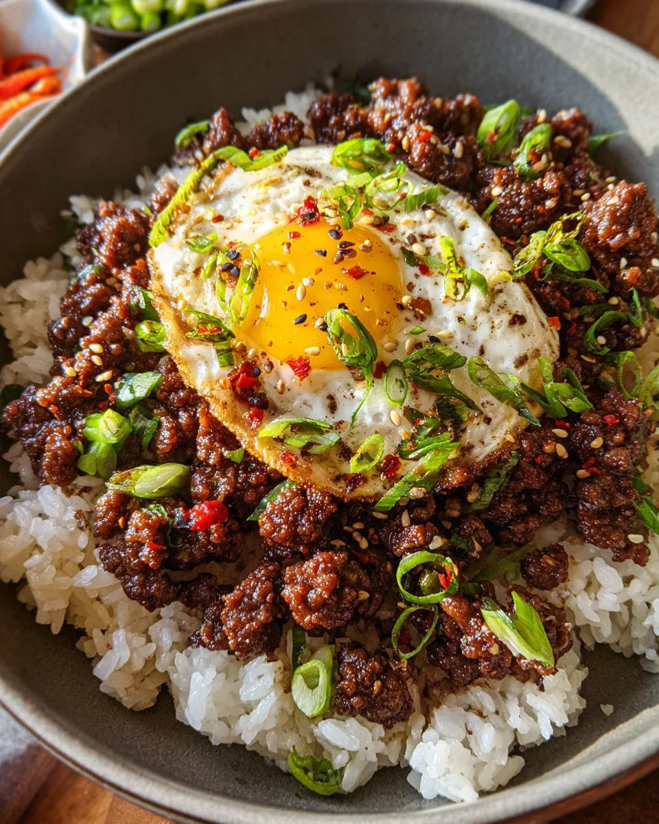 Korean Ground Beef Bowl (25-Minutes)