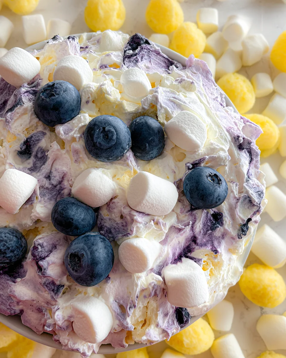 Lemon Blueberry Fluff