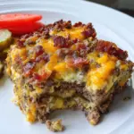 Low-Carb Bacon Cheeseburger Casserole