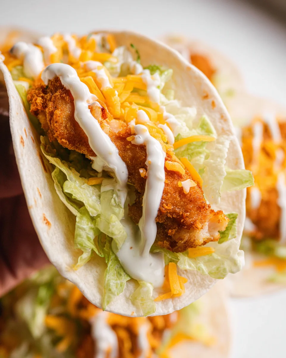 McDonald's Crispy Chicken Ranch Snack Wrap (Copycat!)