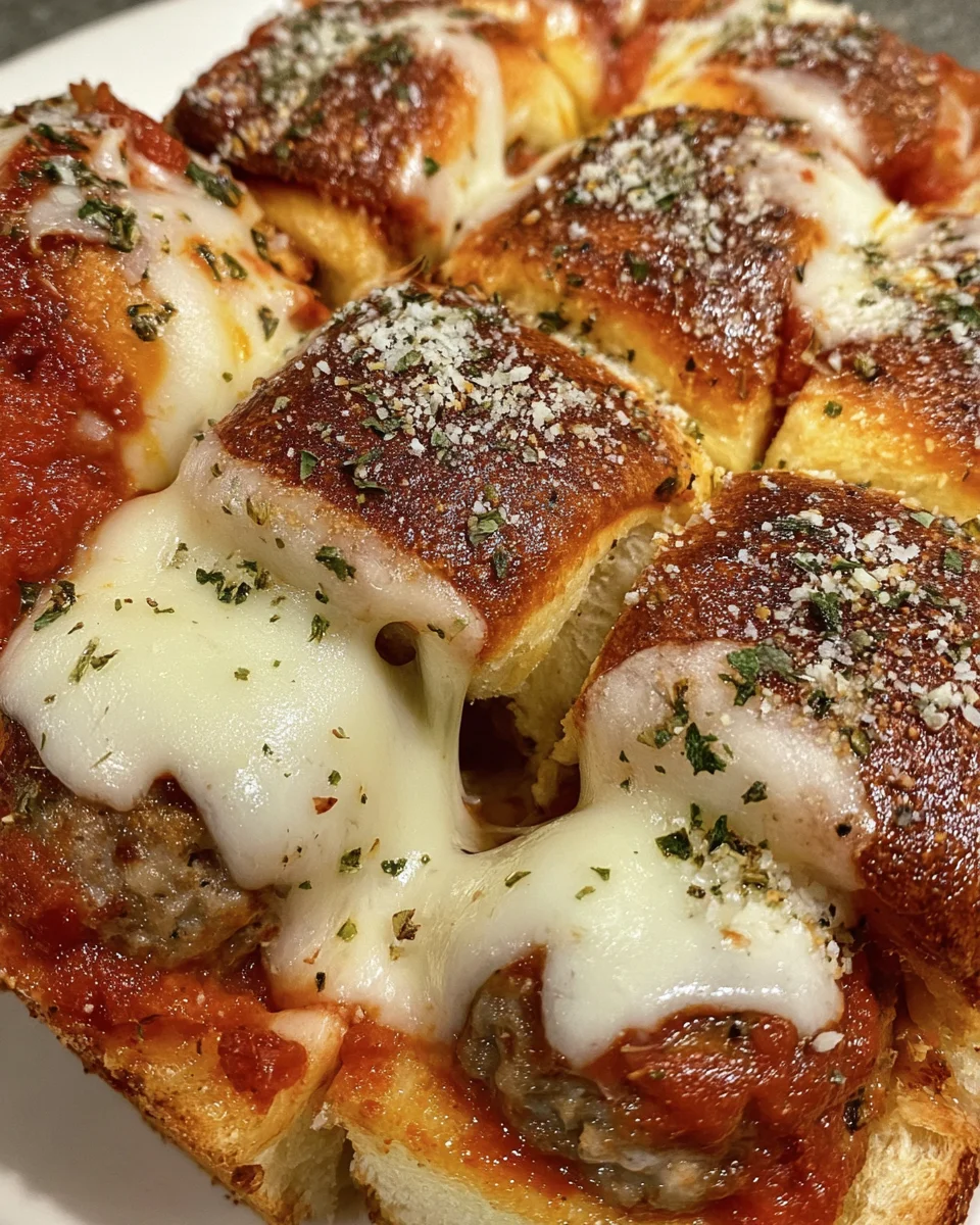 Meatball Parmesan Sliders