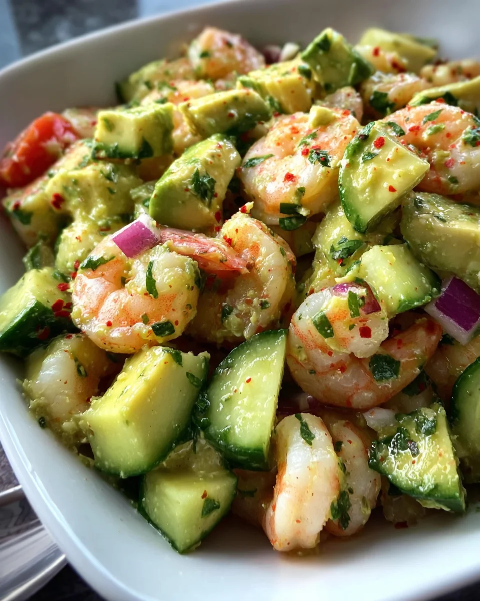 Mediterranean Keto Shrimp Salad