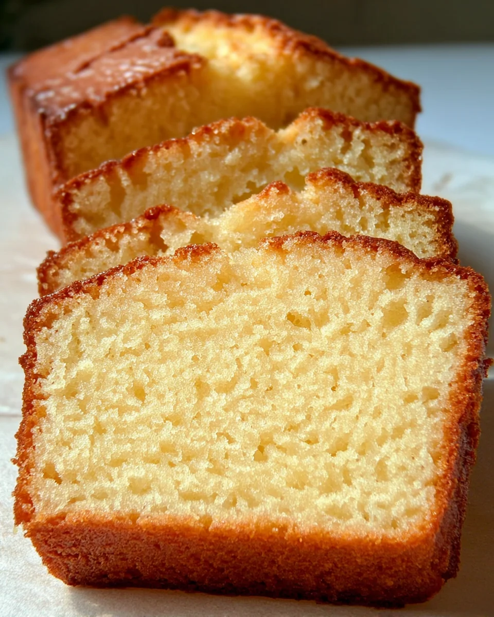 Moist Vanilla Pound