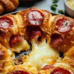 Mozzarella Pepperoni Croissant Rolls
