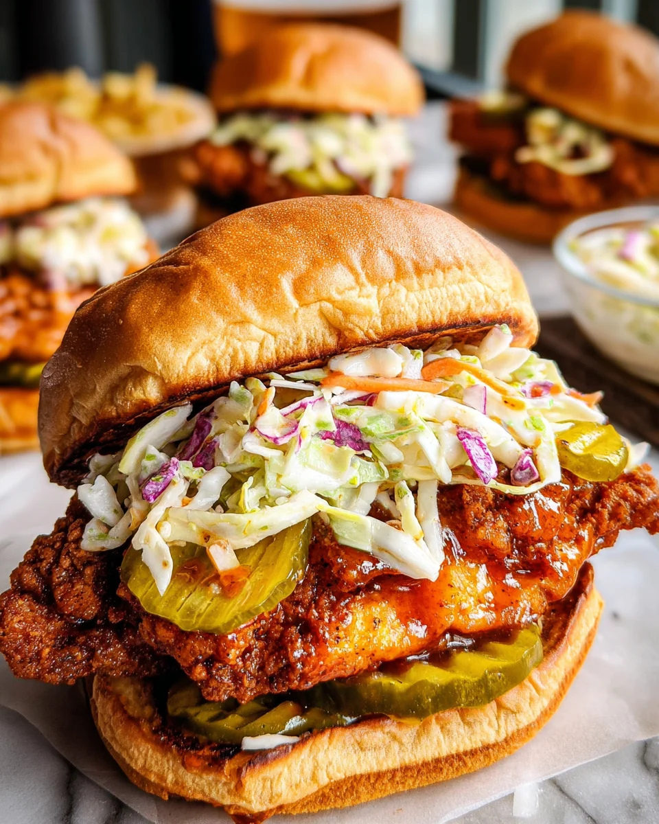 Nashville Hot Chicken Sandwiches