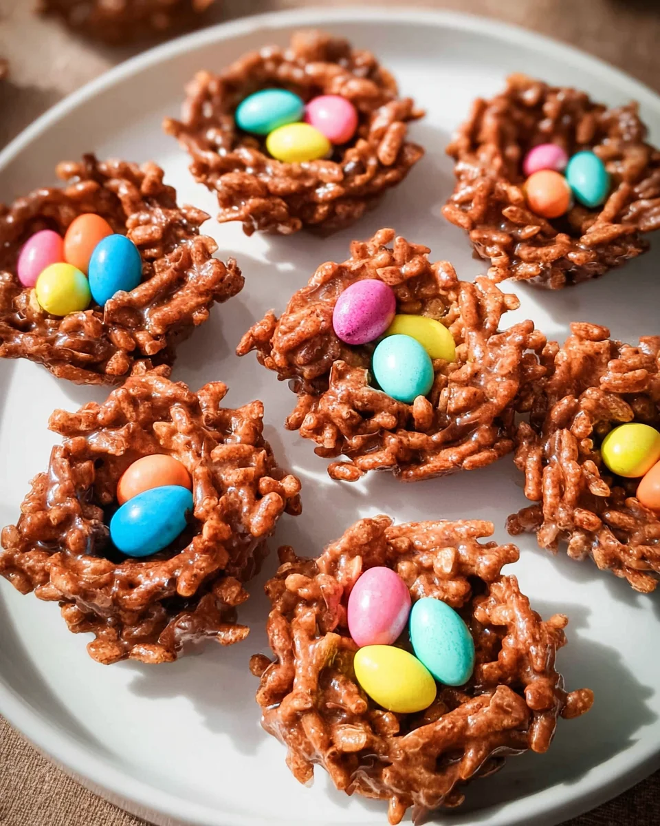 No-Bake Chocolate Bird Nests