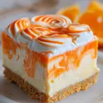 No-Bake Orange Creamsicle Cheesecake