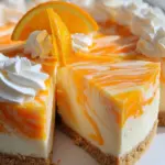 No-Bake Orange Creamsicle Cheesecake
