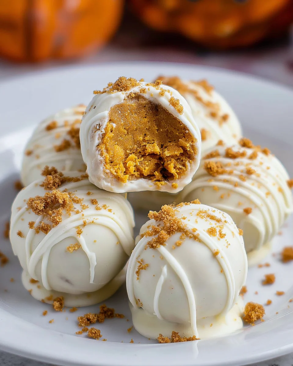 No Bake Pumpkin Balls