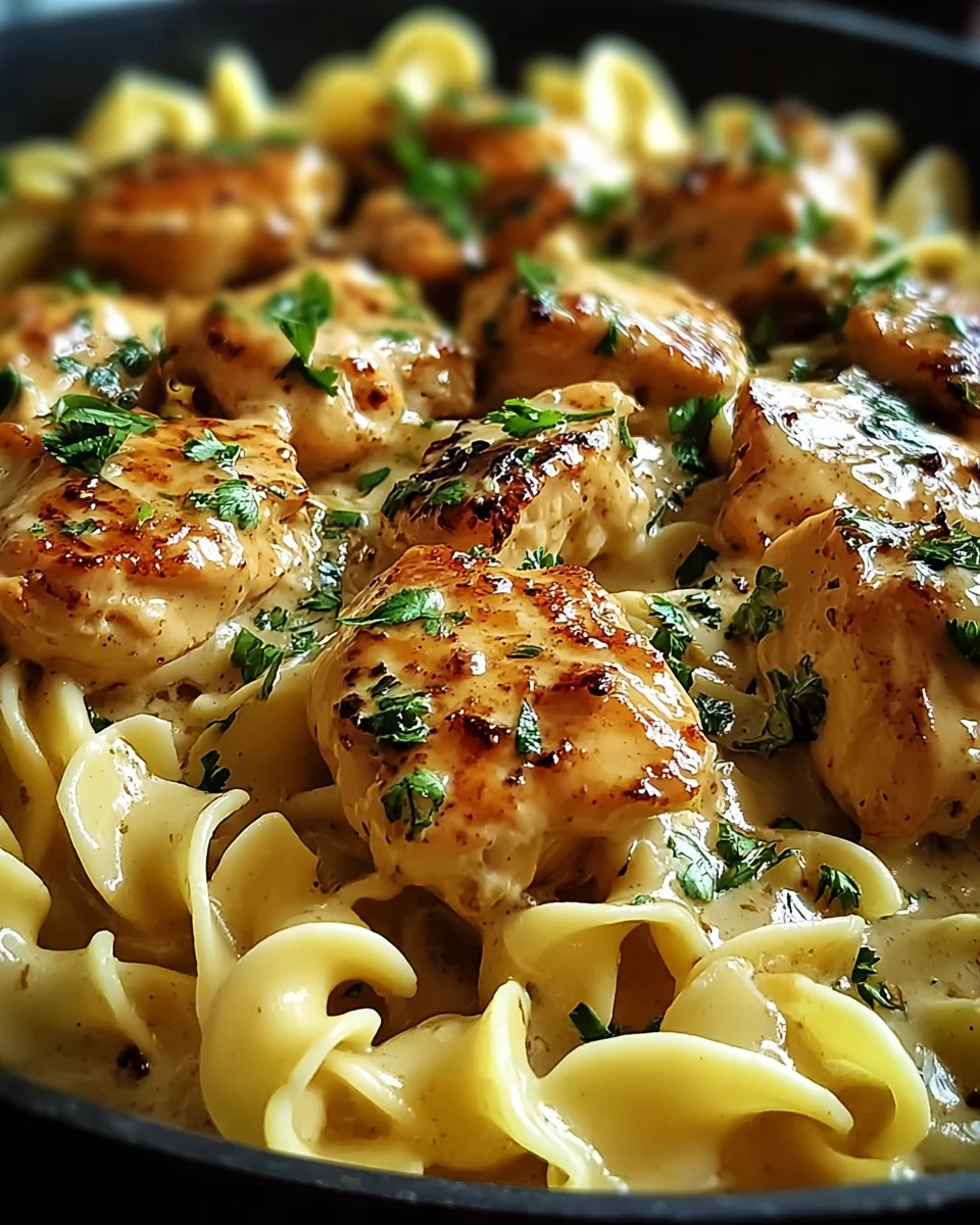 One Pan Chicken Noodles