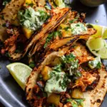 One Pan Chicken & Pineapple Tacos
