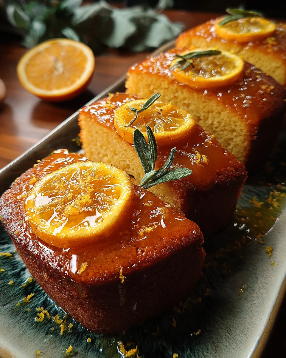 Orange Ginger Honey Cakes