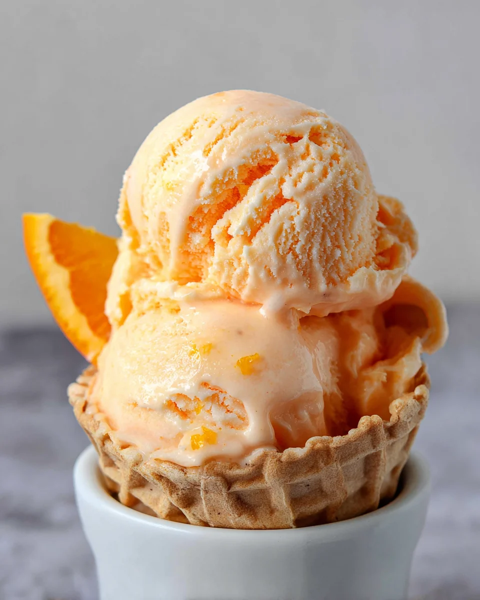 Orange Ice Cream
