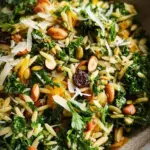 Orzo Kale Salad with Lemon Vinaigrette