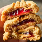 PB&J Stuffed Cookies