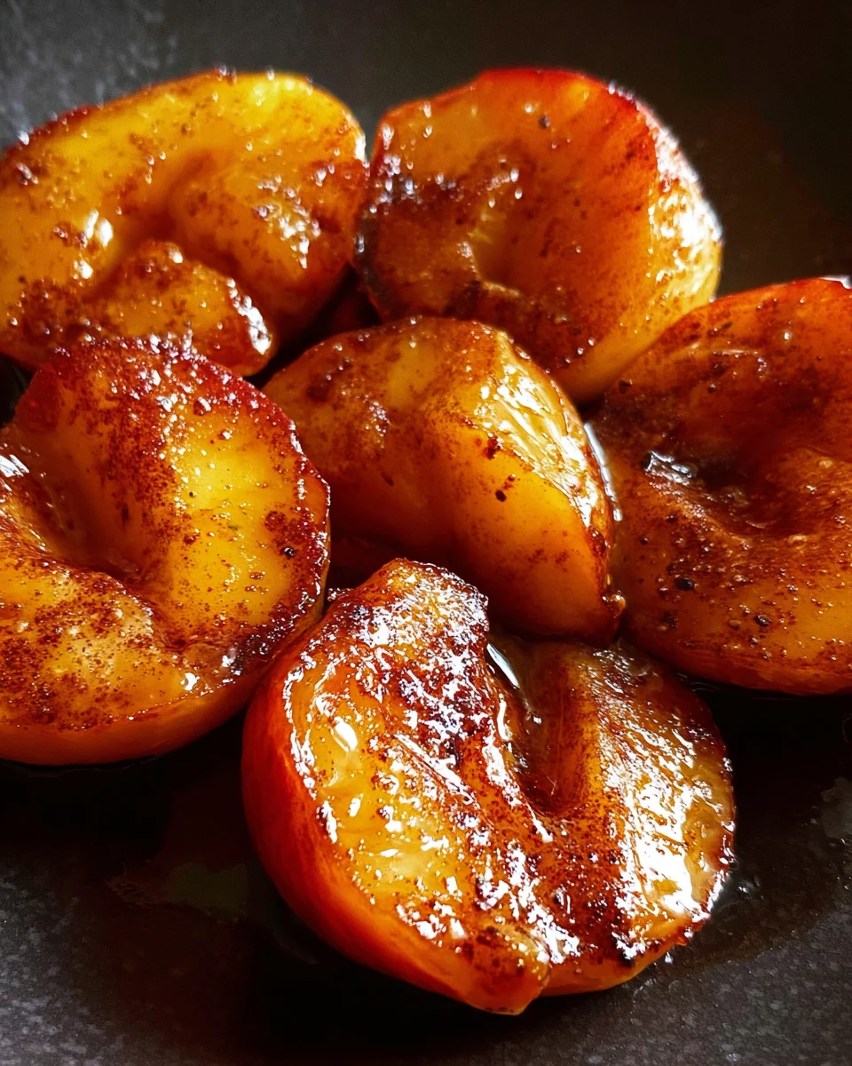 Pan Fried Peaches