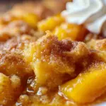 Peach Cobbler with Cake Mix