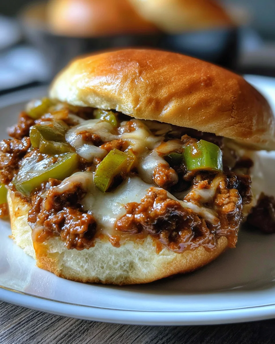 Philly Cheesesteak Sloppy Joes Recipe