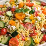 Rainbow Orzo Salad