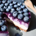 Raw Vegan Blueberry Cheesecake