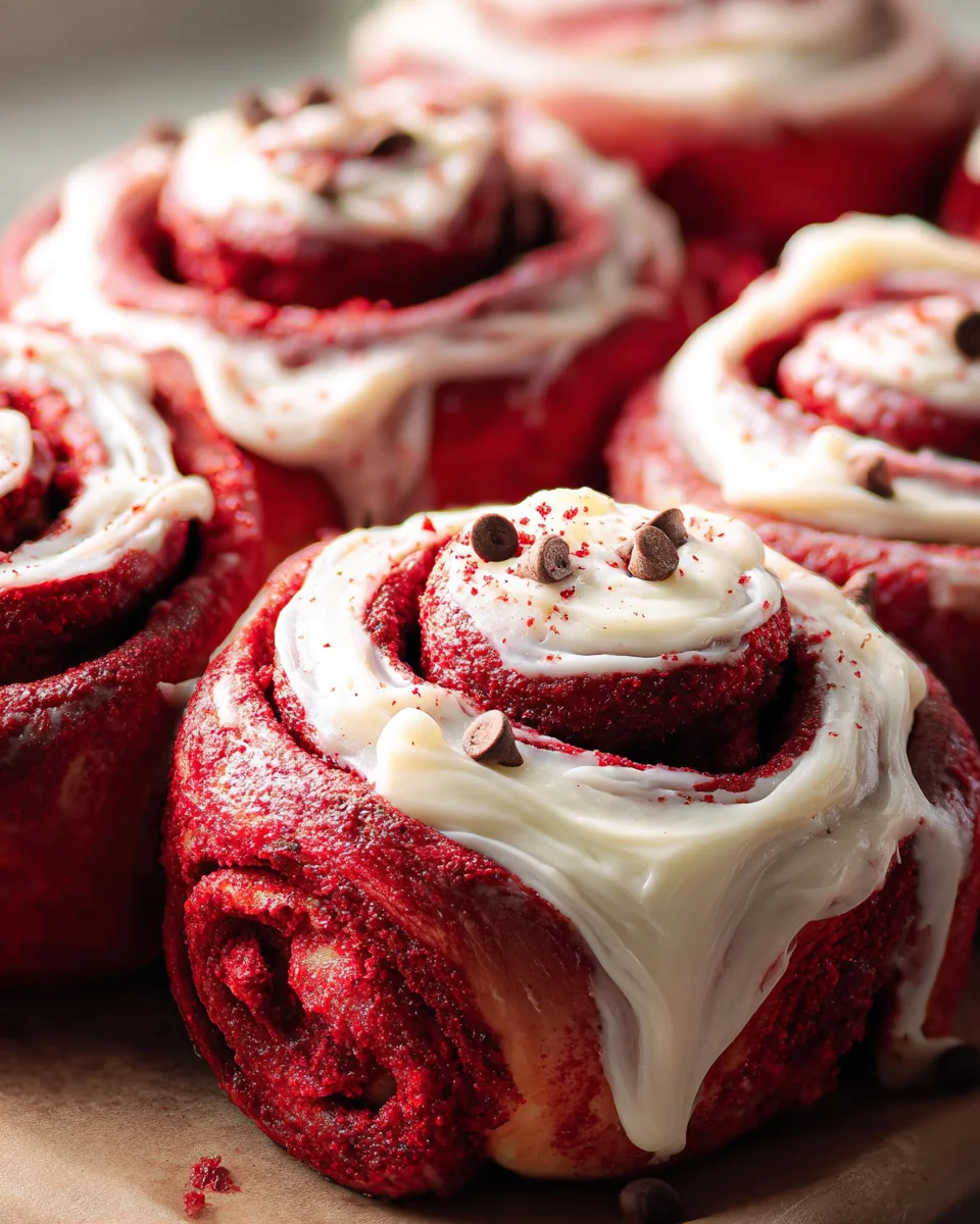 Red Velvet Cinnamon Rolls