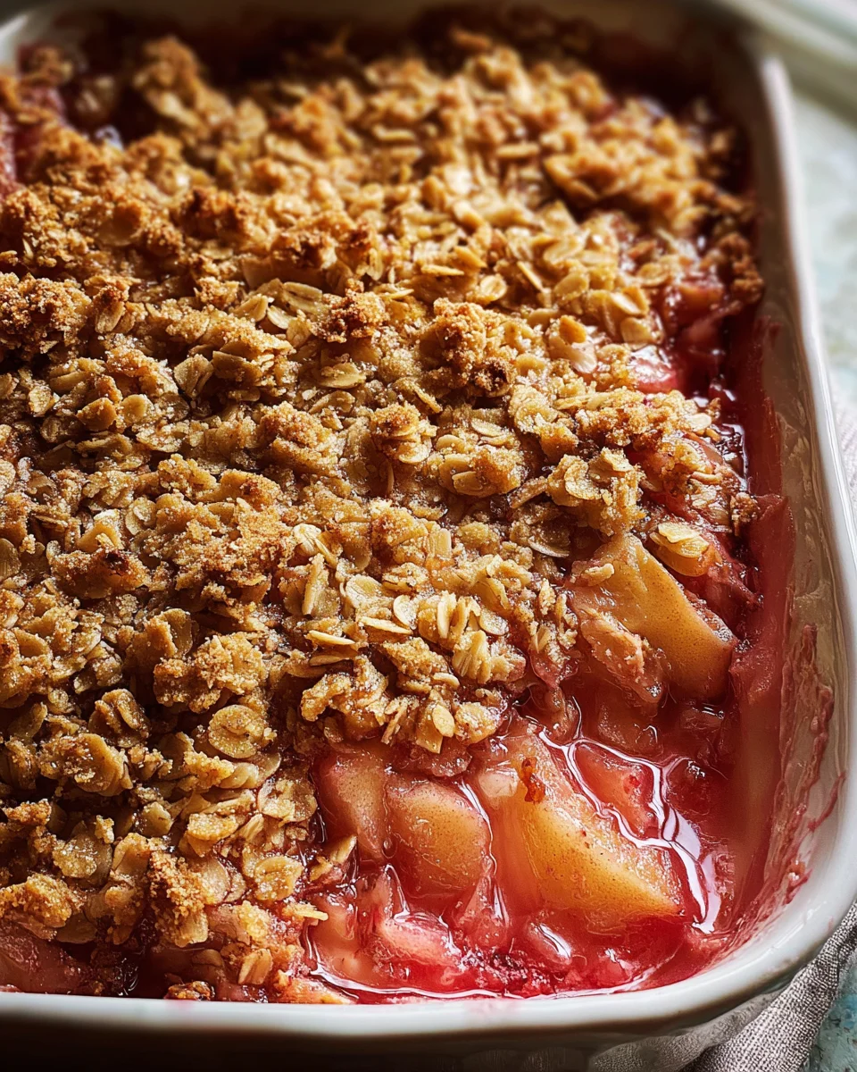 Rhubarb Crisp