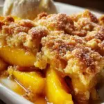 Ridiculously Easy Peach Cobbler