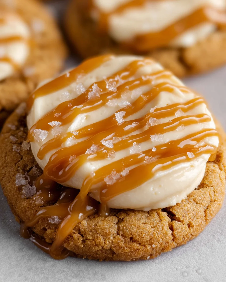 Salted Caramel Cheesecake Cookies Recipe