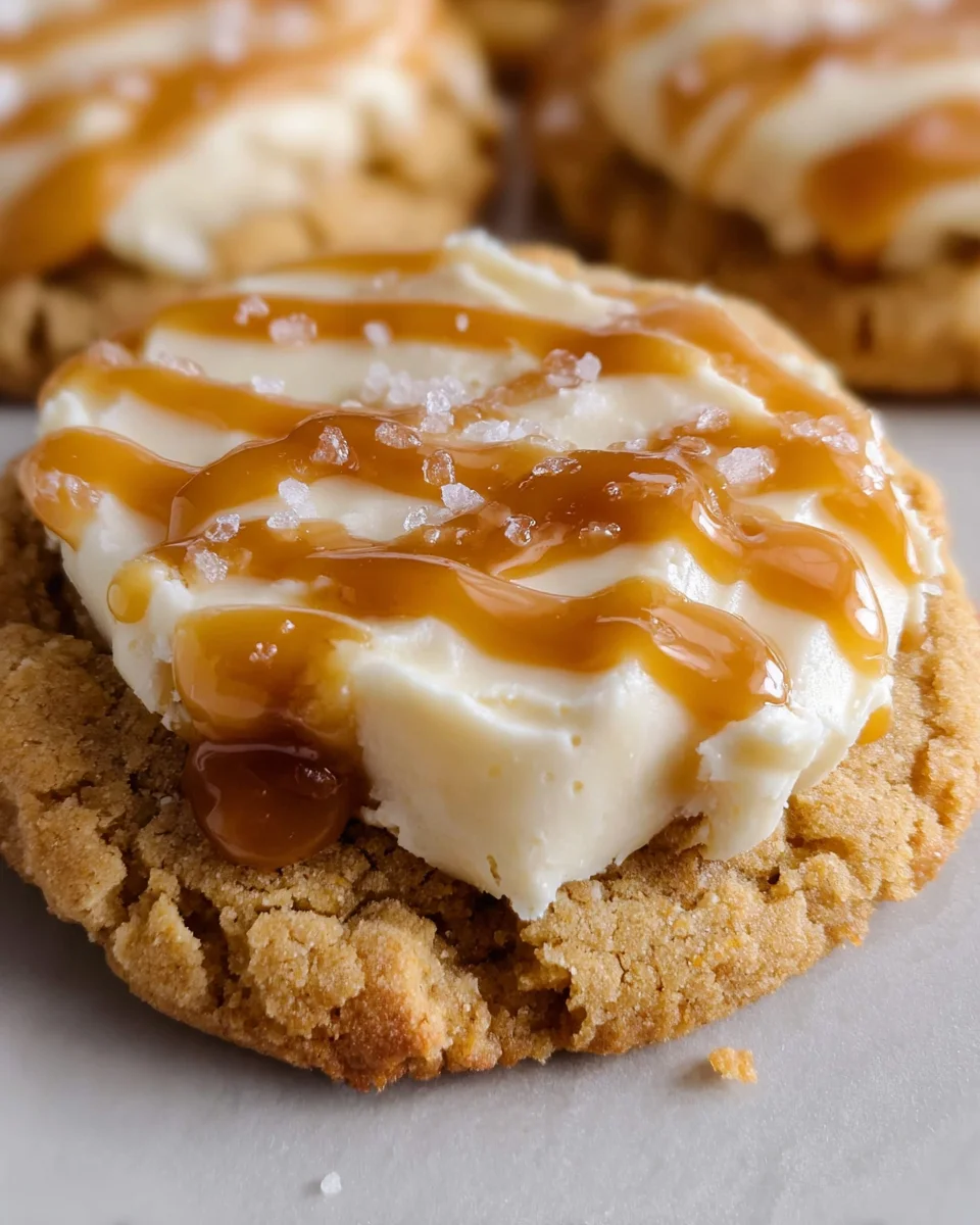 Salted Caramel Cheesecake Cookies Recipe 26 Salted