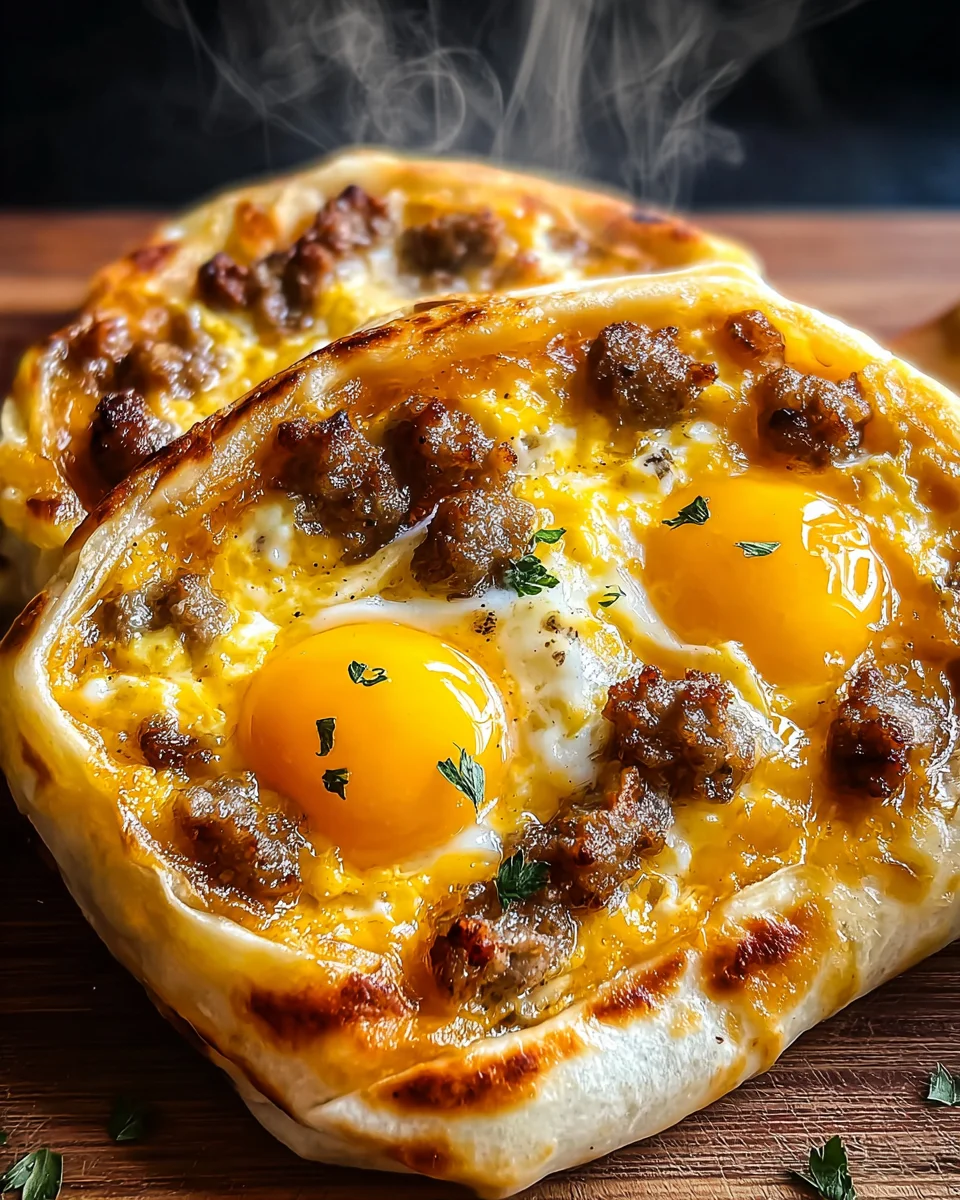Sausage Egg and Cheese Breakfast Roll-Ups