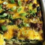 Sausage & Egg Keto Breakfast Casserole