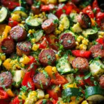Sausage and Veggies Skillet - 30 Minute, One-Pan Meal
