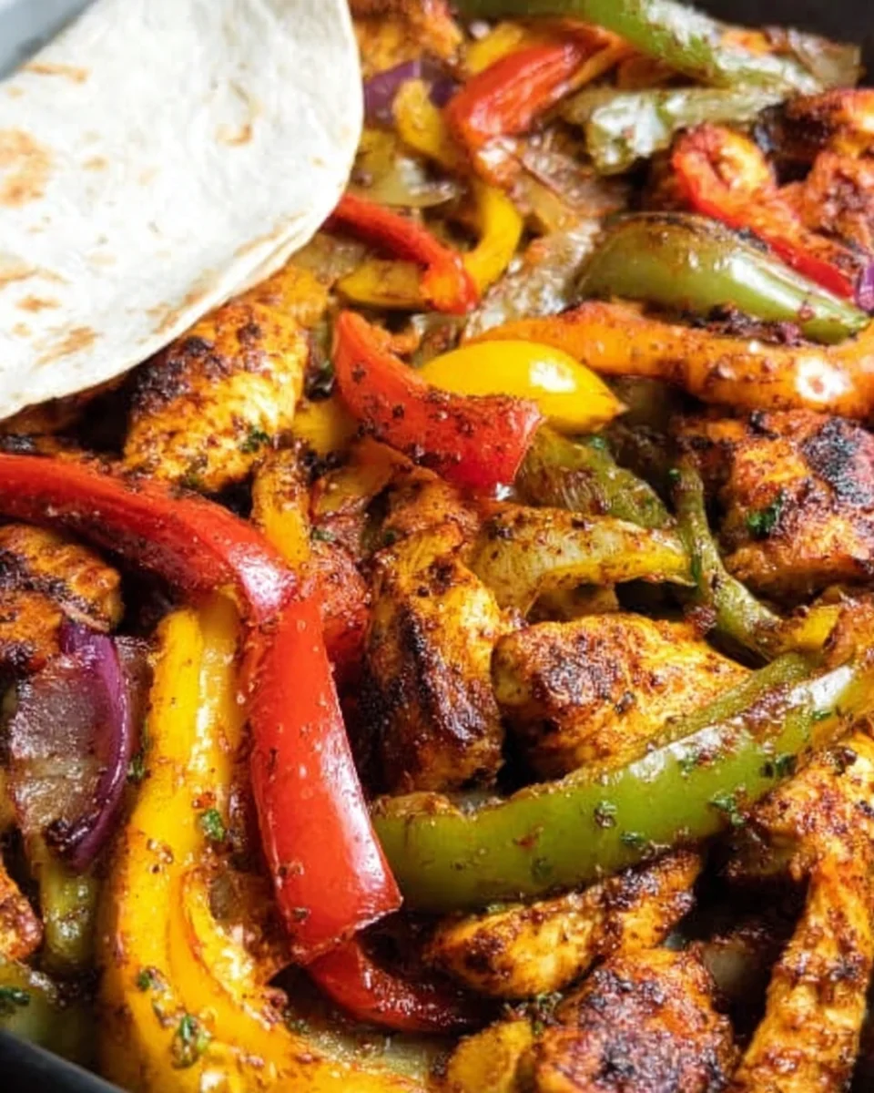 Sheet Pan Chicken Fajitas