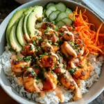 Shrimp Rice Bowls with Spicy Mayo