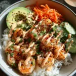 Shrimp Rice Bowls with Spicy Mayo
