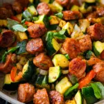 Skillet Sausage and Zucchini