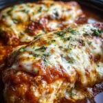 Slow Cooker Cheesy Mozzarella Chicken