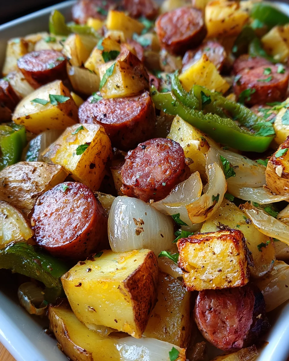 Smoked Sausage and Potato Bake